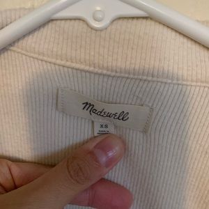 Madewell collared cardigan